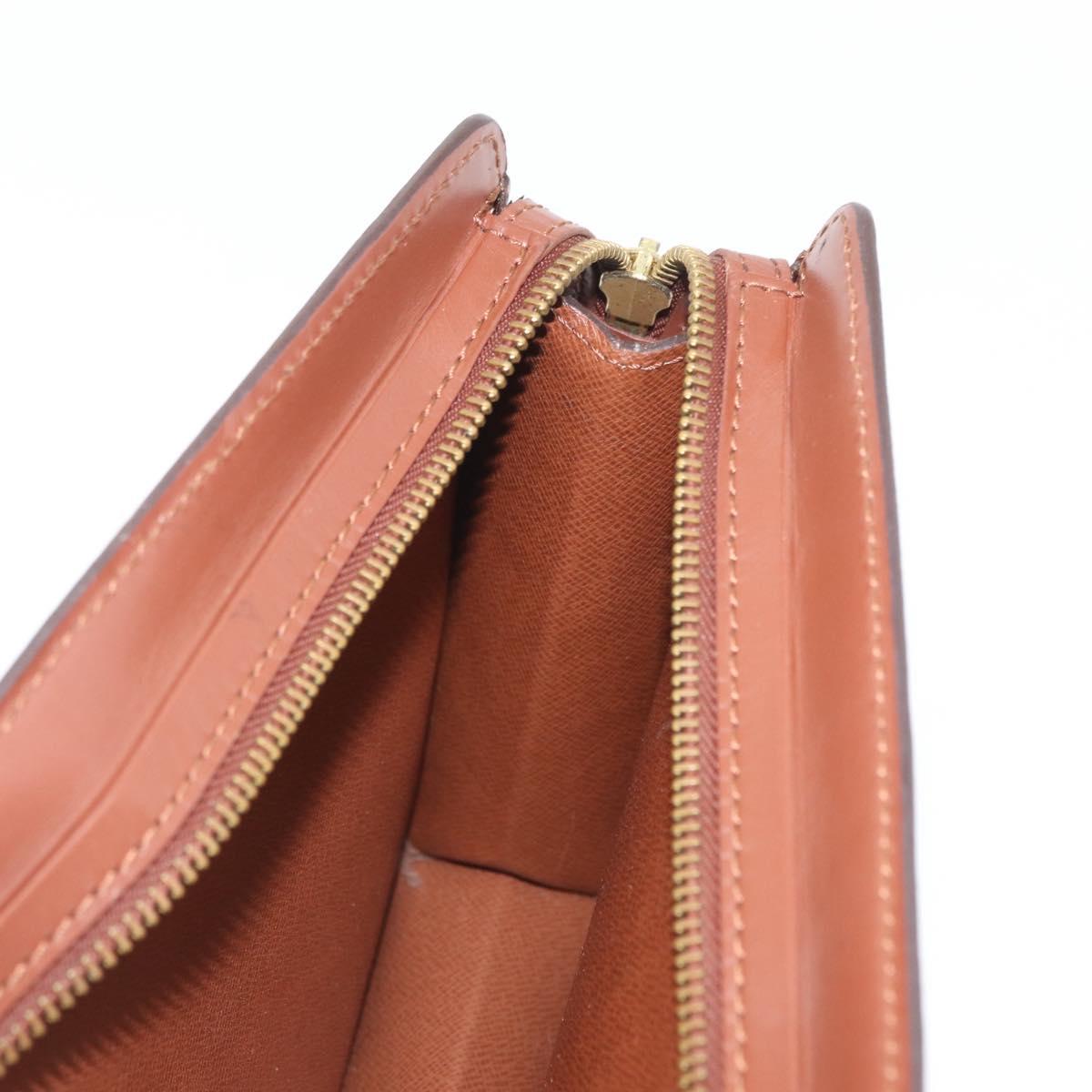 LOUIS VUITTON Monogram Pochette Homme Clutch Bag M51795 LV Auth ki6498