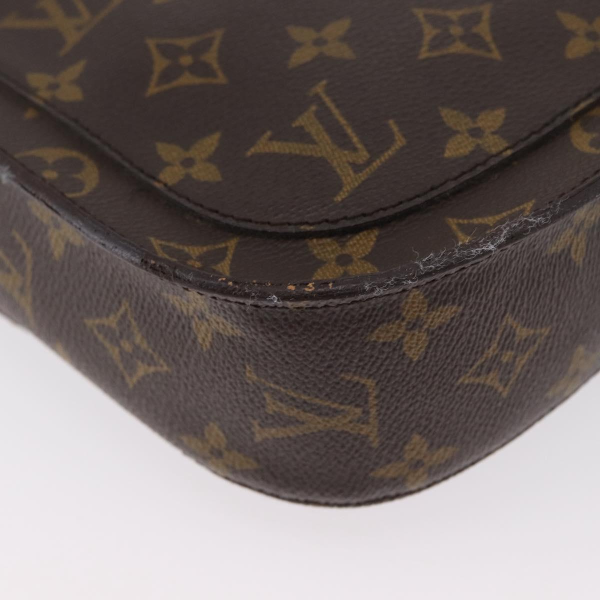 LOUIS VUITTON Monogram Saint Cloud GM Shoulder Bag M51242 LV Auth ki6512