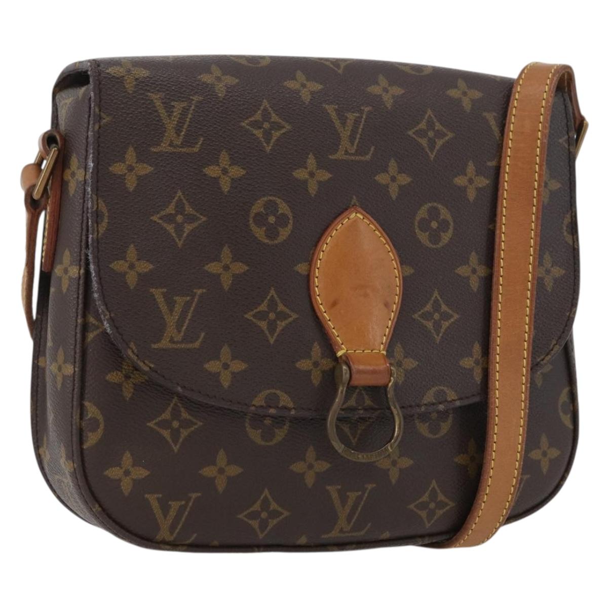 LOUIS VUITTON Monogram Saint Cloud GM Shoulder Bag M51242 LV Auth ki6512