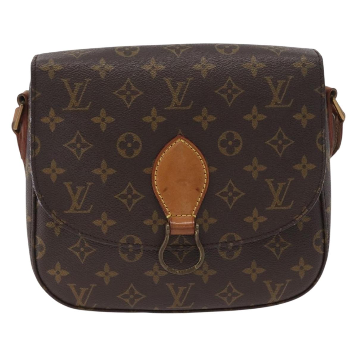 LOUIS VUITTON Monogram Saint Cloud GM Shoulder Bag M51242 LV Auth ki6512