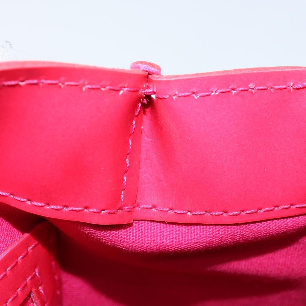LOUIS VUITTON Monogram Vernis Wilshire PM Hand Bag Rose Pop M93643 Auth ki6536