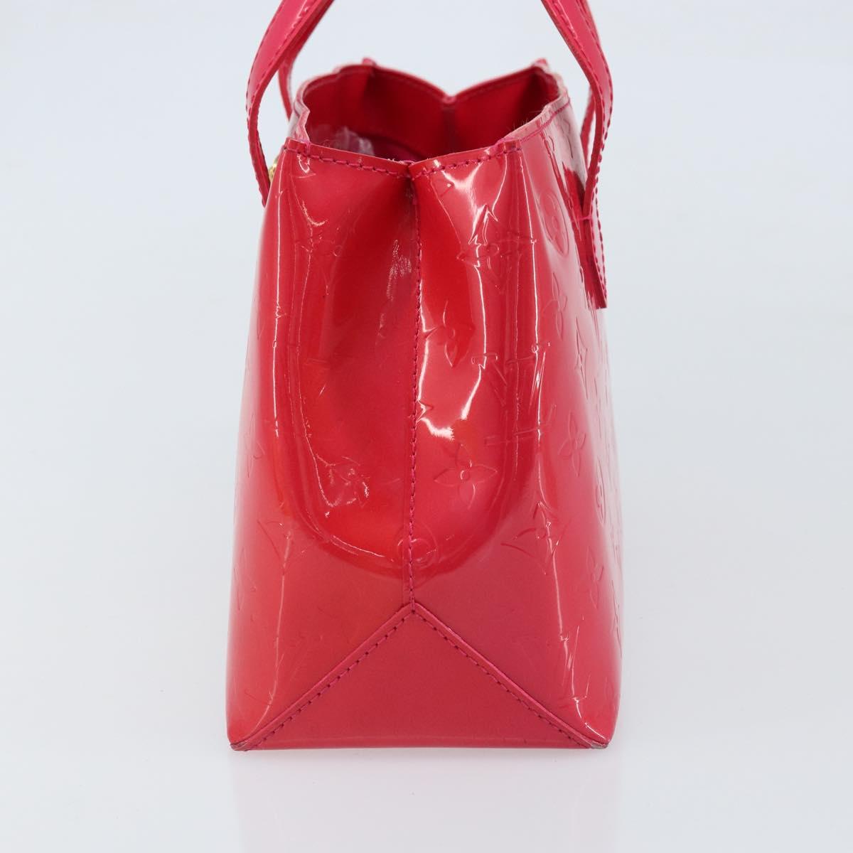 LOUIS VUITTON Monogram Vernis Wilshire PM Hand Bag Rose Pop M93643 Auth ki6536