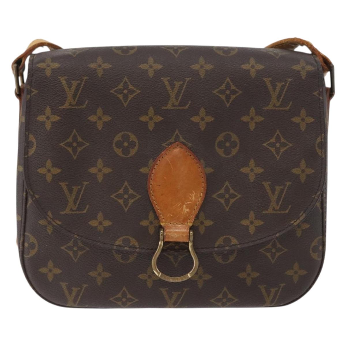 LOUIS VUITTON Monogram Saint Cloud GM Shoulder Bag M51242 LV Auth ki6540