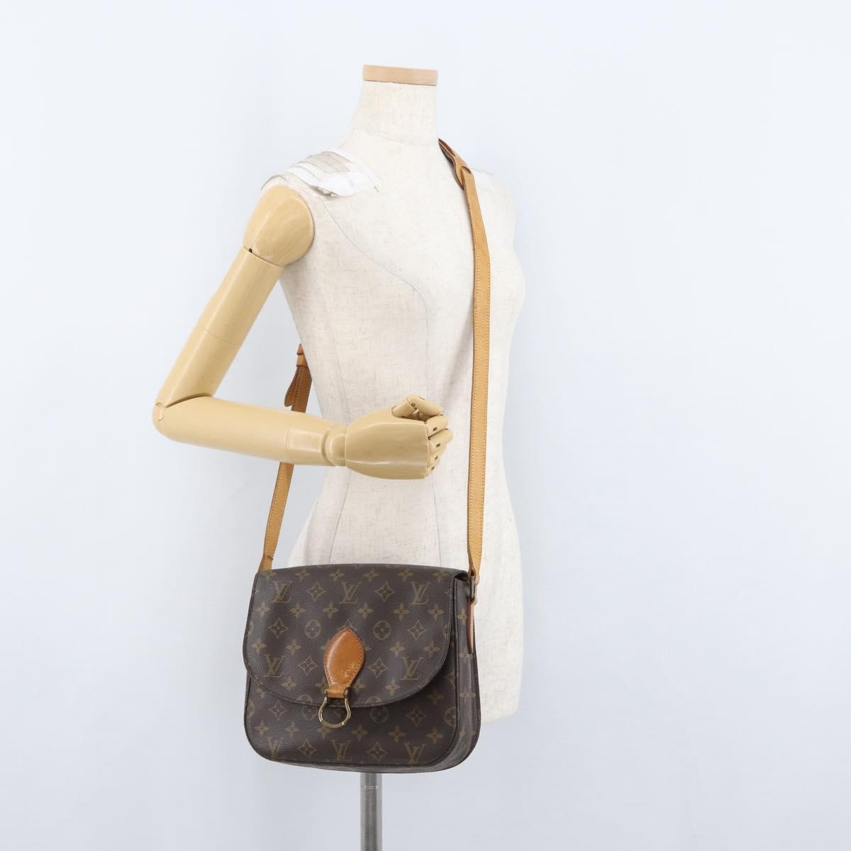 LOUIS VUITTON Monogram Saint Cloud GM Shoulder Bag M51242 LV Auth ki6540