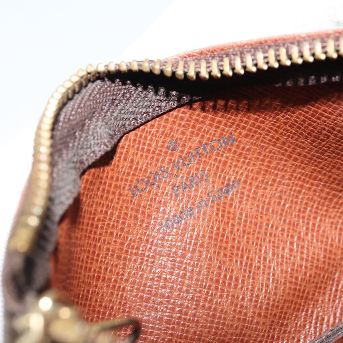 LOUIS VUITTON Monogram Pochette Cles Coin Purse M62650 LV Auth ki6542