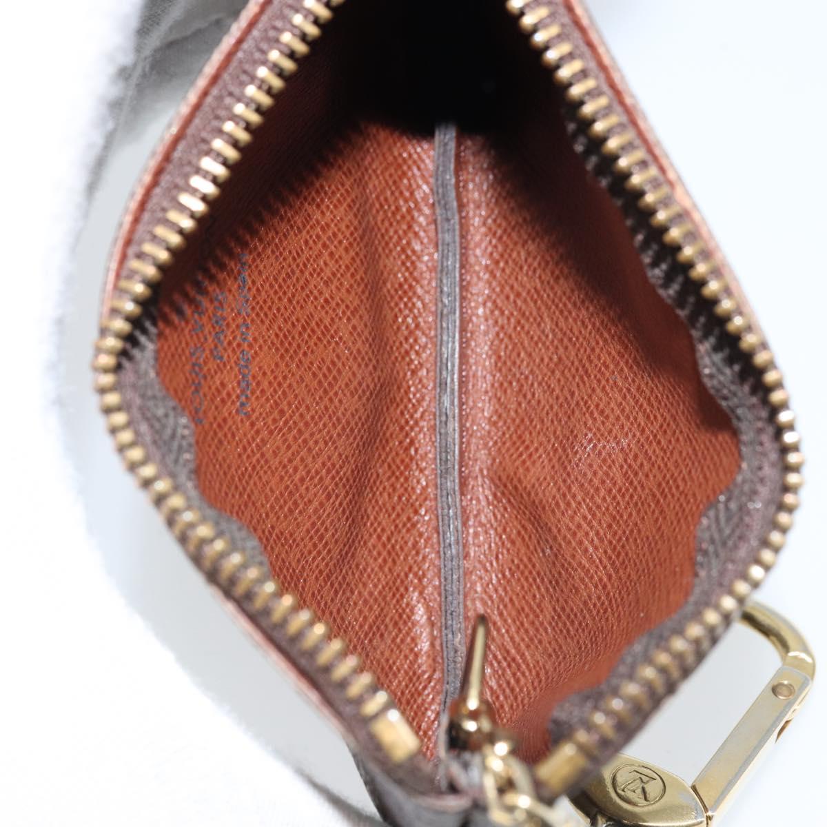 LOUIS VUITTON Monogram Pochette Cles Coin Purse M62650 LV Auth ki6542