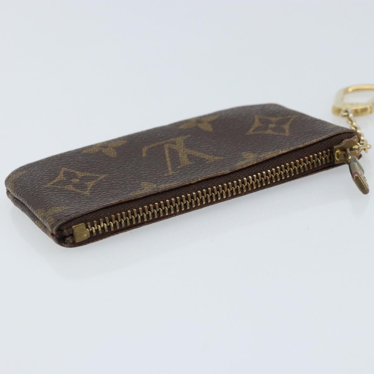 LOUIS VUITTON Monogram Pochette Cles Coin Purse M62650 LV Auth ki6542