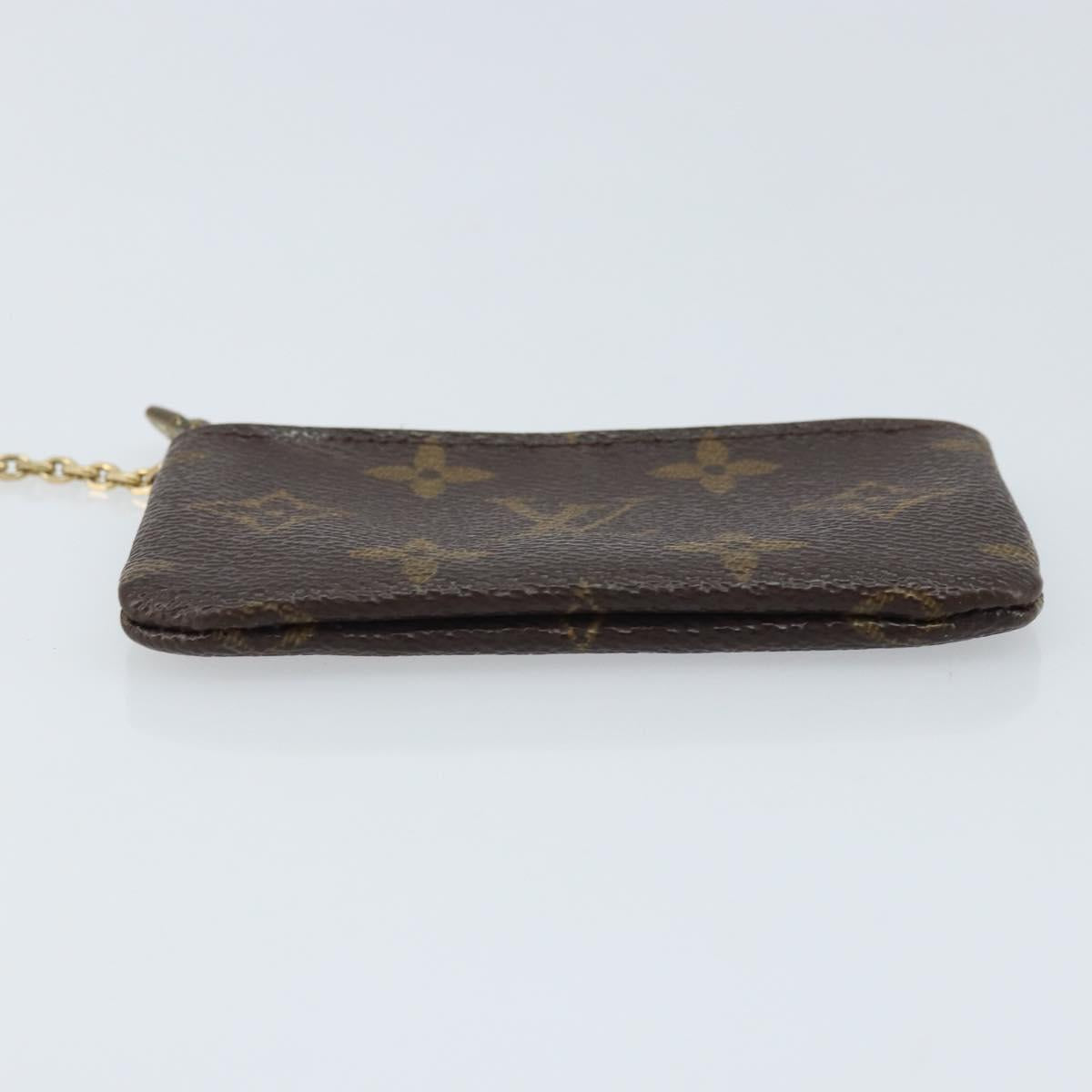 LOUIS VUITTON Monogram Pochette Cles Coin Purse M62650 LV Auth ki6542