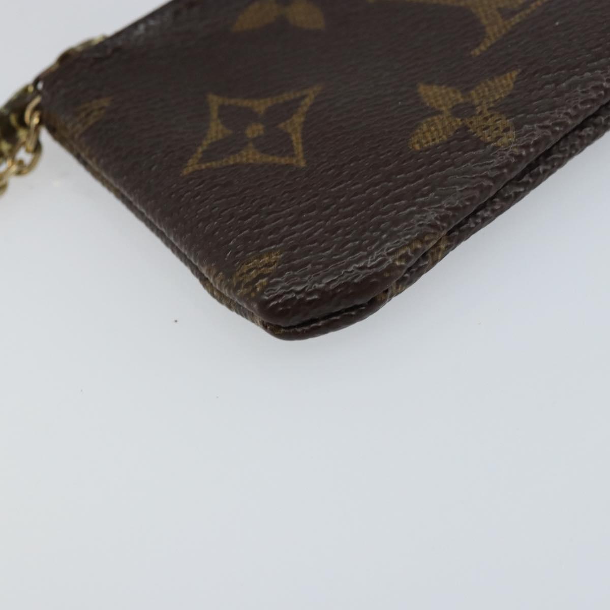 LOUIS VUITTON Monogram Pochette Cles Coin Purse M62650 LV Auth ki6542