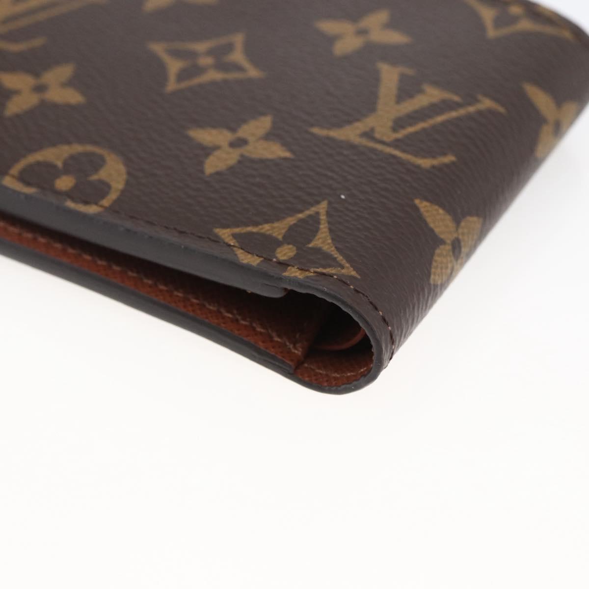 LOUIS VUITTON Monogram Portefeuille Multipull Bifold Wallet M60895 Auth ki6548