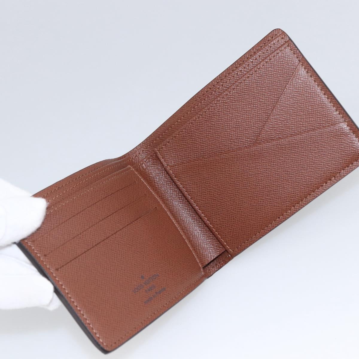 LOUIS VUITTON Monogram Portefeuille Multipull Bifold Wallet M60895 Auth ki6548