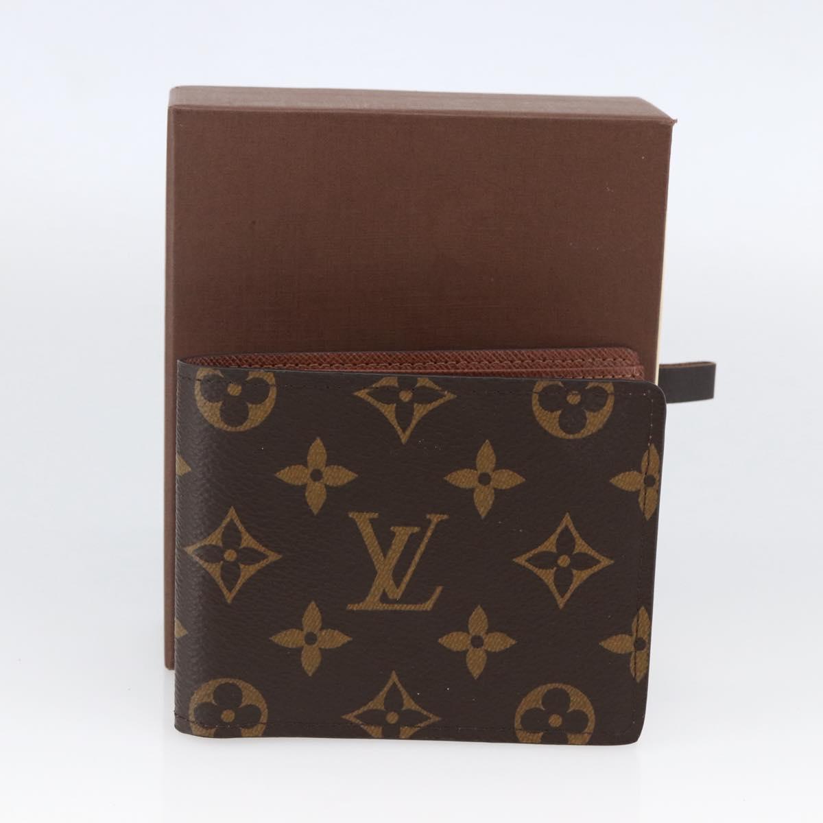 LOUIS VUITTON Monogram Portefeuille Multipull Bifold Wallet M60895 Auth ki6548