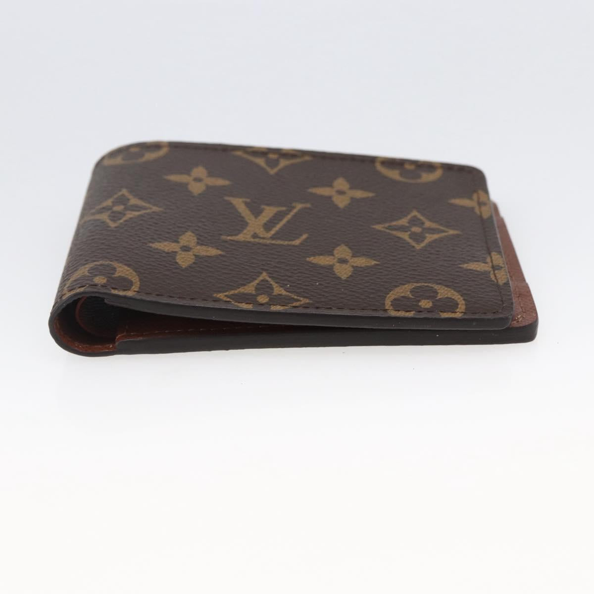 LOUIS VUITTON Monogram Portefeuille Multipull Bifold Wallet M60895 Auth ki6548
