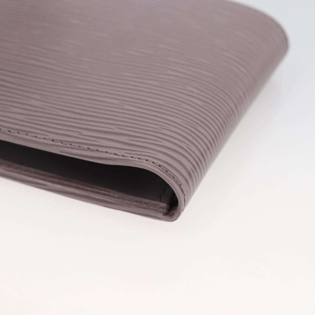 LOUIS VUITTON Epi PortefeuilleMarco Bifold Wallet Lilac LV Auth ki6572M