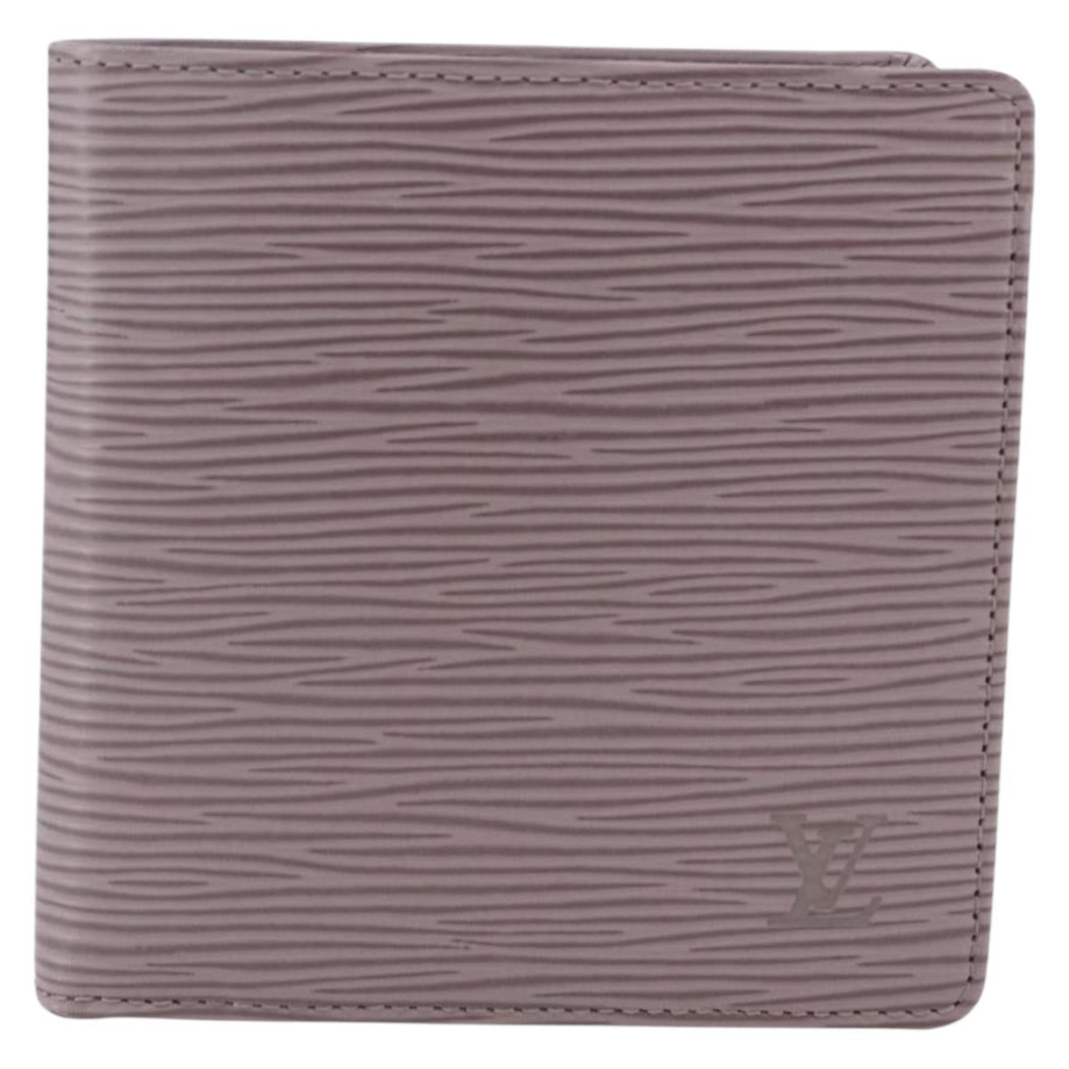 LOUIS VUITTON Epi PortefeuilleMarco Bifold Wallet Lilac LV Auth ki6572M