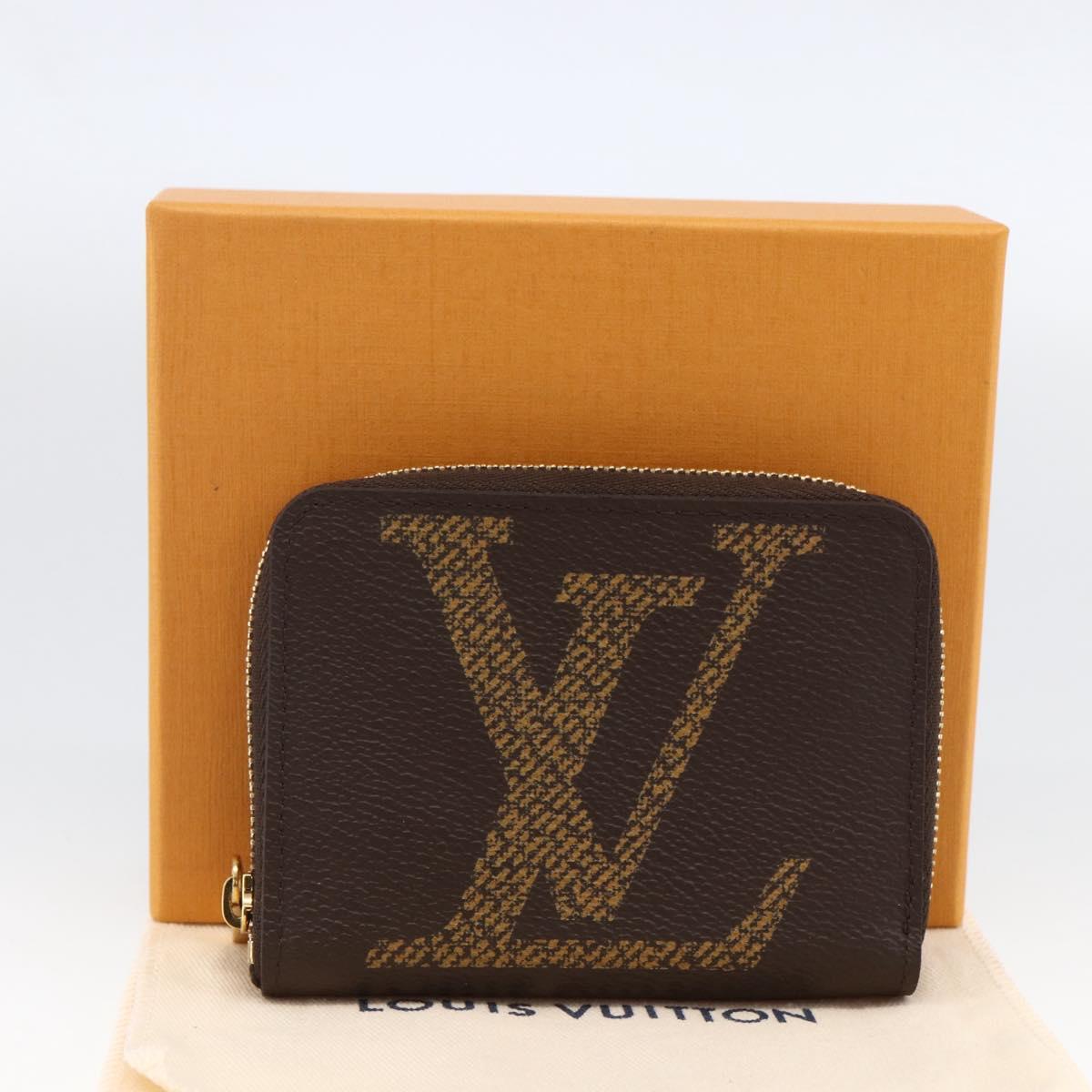 LOUIS VUITTON Monogram Giant Zippy Coin Purse Coin Purse M67690 LV Auth ki6573M