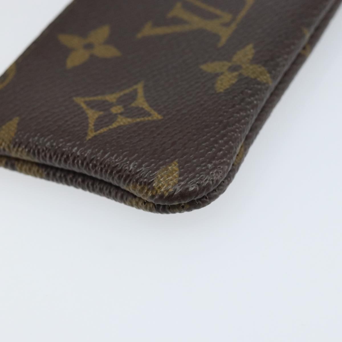 LOUIS VUITTON Monogram Pochette Cles Coin Purse M62650 LV Auth ki6574