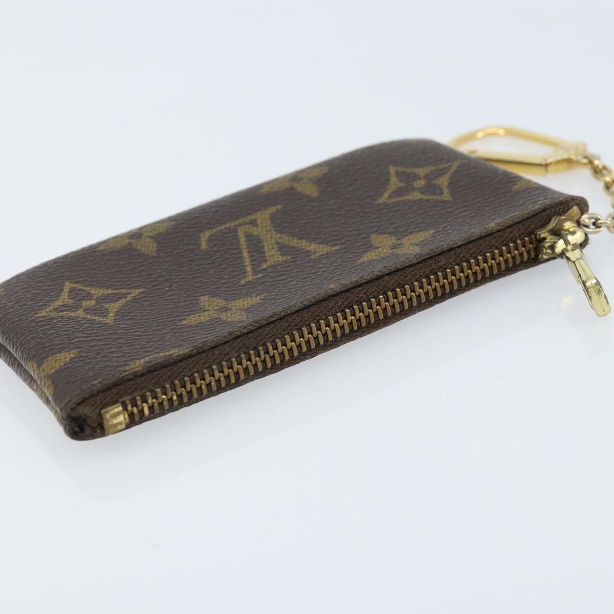 LOUIS VUITTON Monogram Pochette Cles Coin Purse M62650 LV Auth ki6574