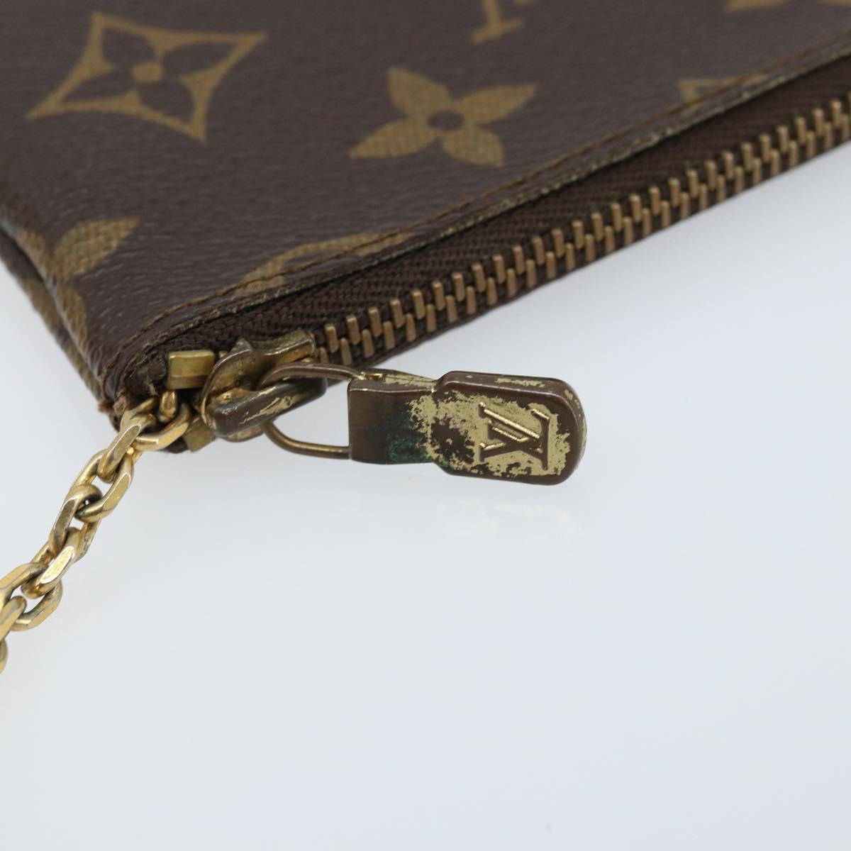 LOUIS VUITTON Monogram Pochette Cles Coin Purse M62650 LV Auth ki6575