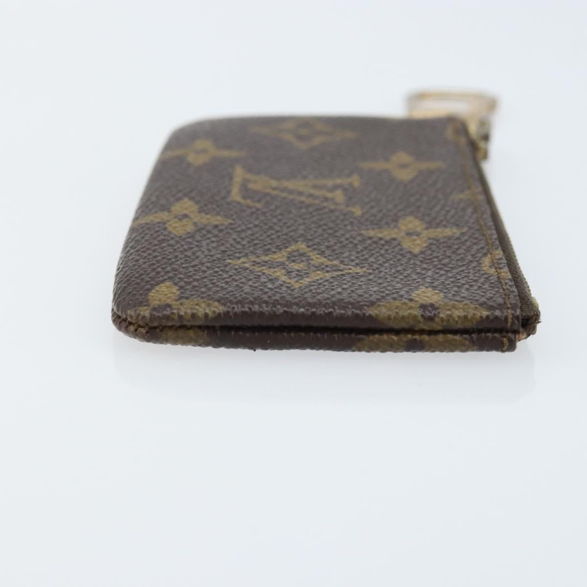 LOUIS VUITTON Monogram Pochette Cles Coin Purse M62650 LV Auth ki6575