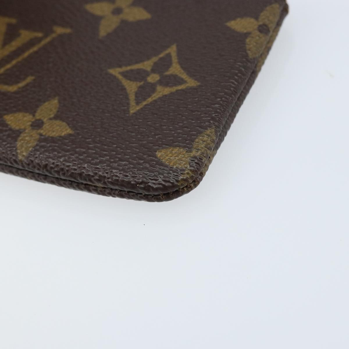 LOUIS VUITTON Monogram Pochette Cles Coin Purse M62650 LV Auth ki6575