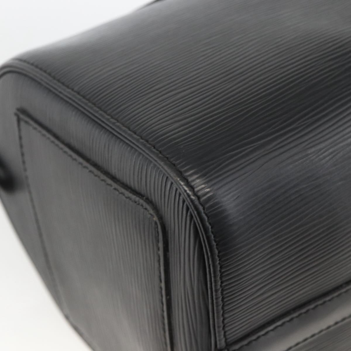 LOUIS VUITTON Epi Speedy 25 Hand Bag Black M43012 LV Auth ki6578V