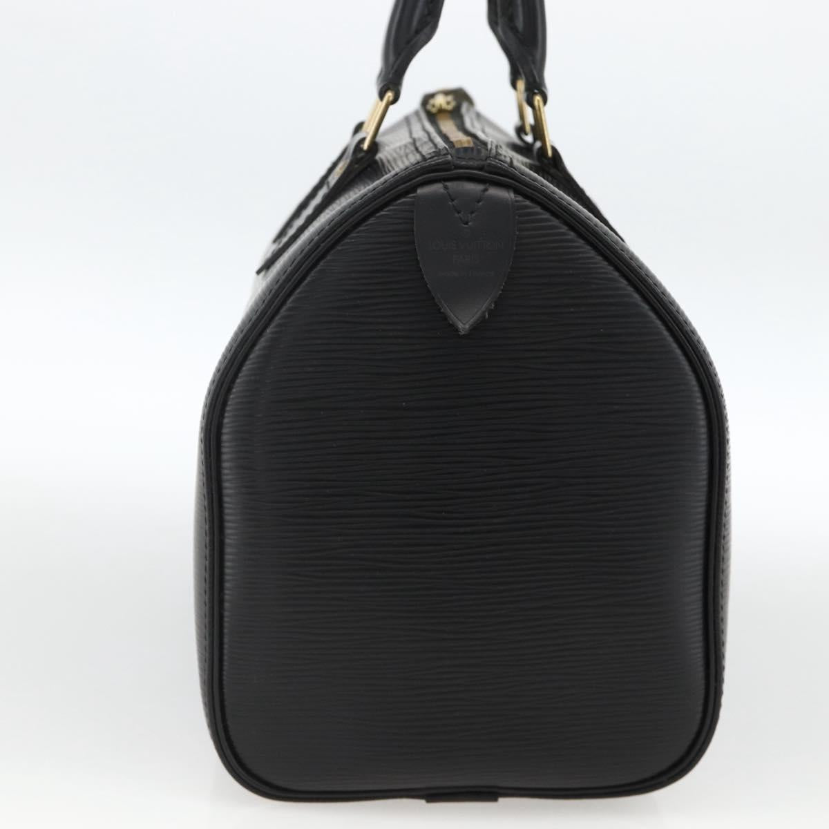 LOUIS VUITTON Epi Speedy 25 Hand Bag Black M43012 LV Auth ki6578V