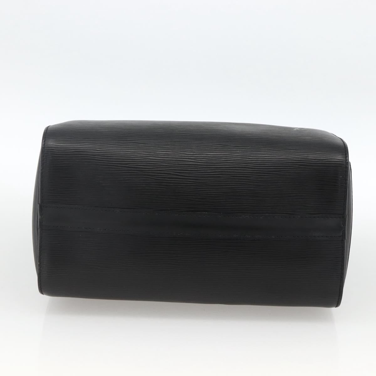LOUIS VUITTON Epi Speedy 25 Hand Bag Black M43012 LV Auth ki6578V