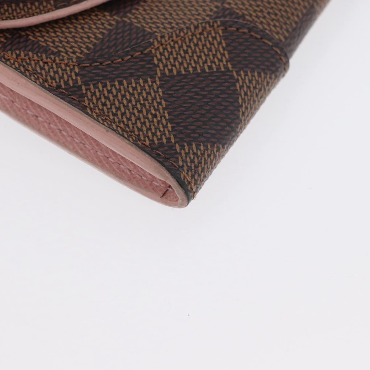 LOUIS VUITTON Damier Ebene Portefeuille Kaisa Long Wallet N61227 LV Auth ki6593