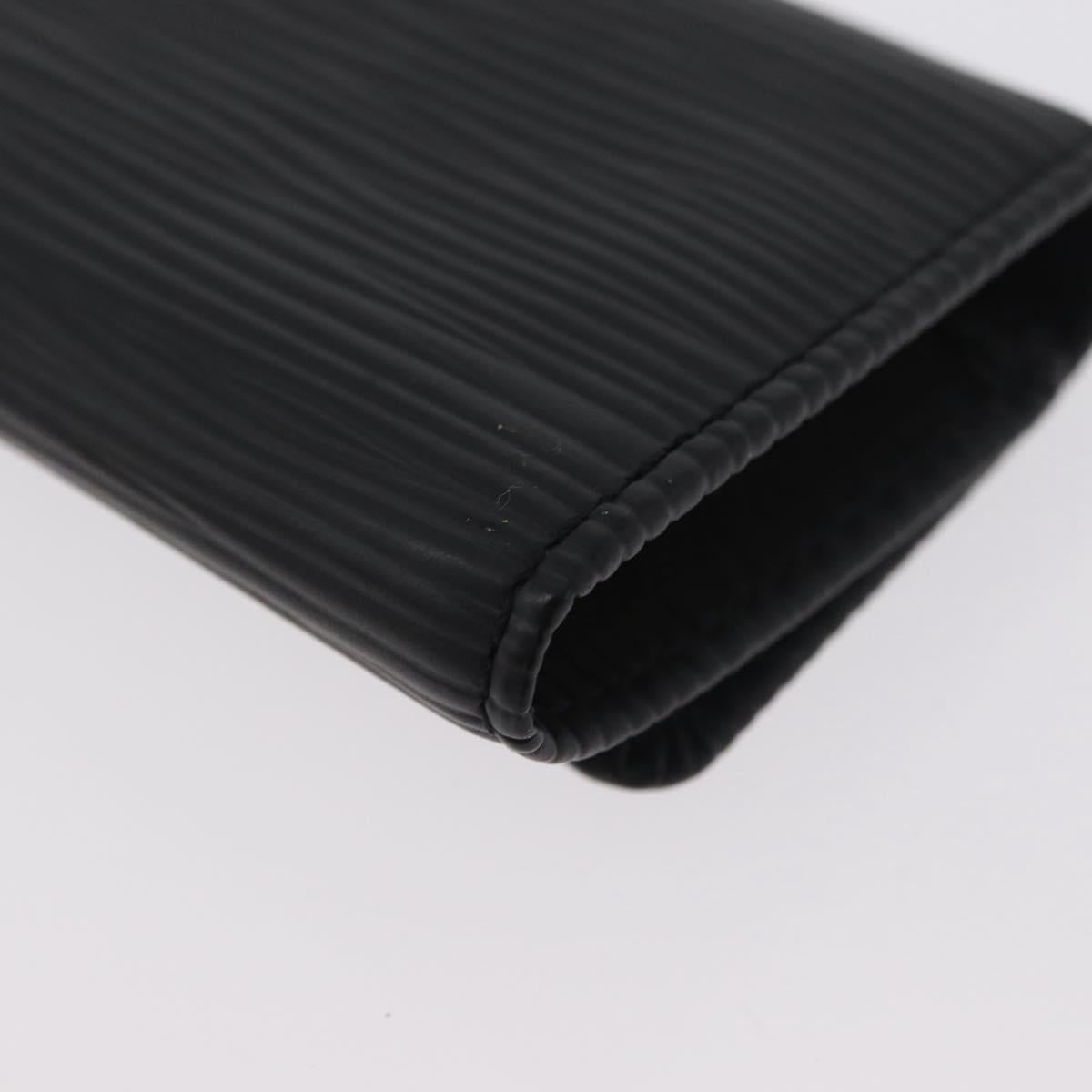 LOUIS VUITTON Epi Multicles 4 Key Case Black M63822 LV Auth ki6617