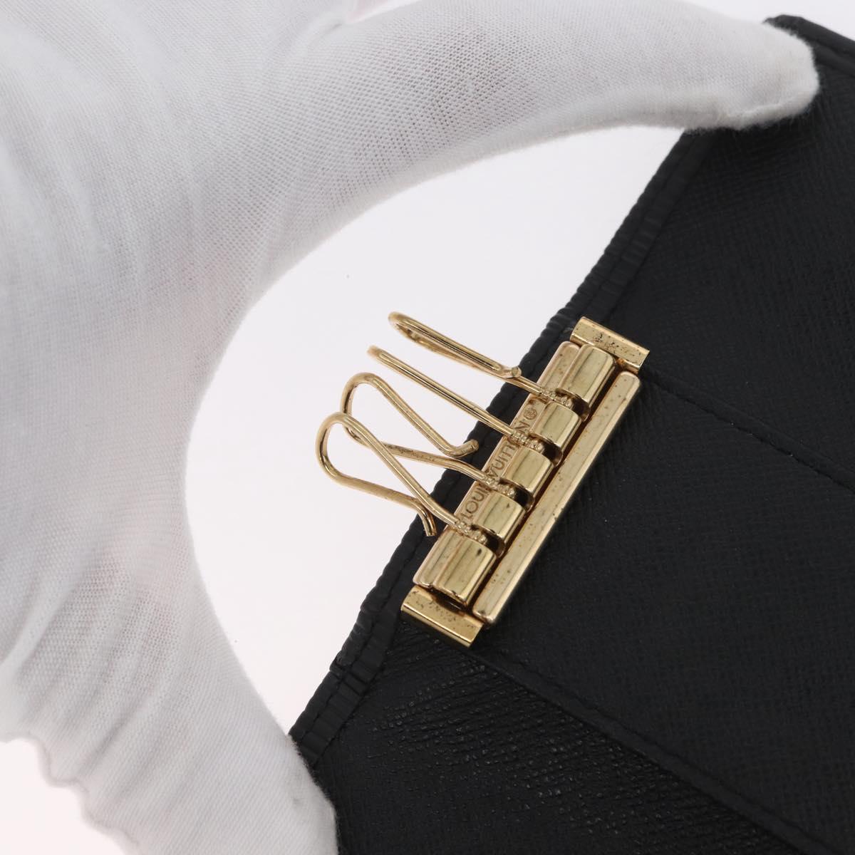 LOUIS VUITTON Epi Multicles 4 Key Case Black M63822 LV Auth ki6617