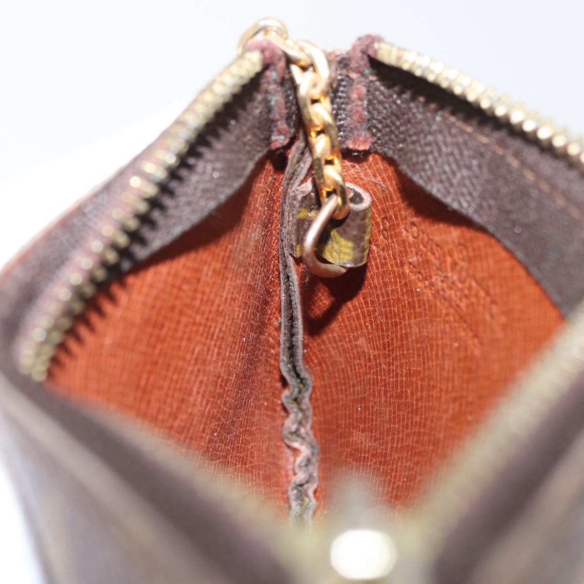 LOUIS VUITTON Monogram Pochette Cles Coin Purse M62650 LV Auth ki6619