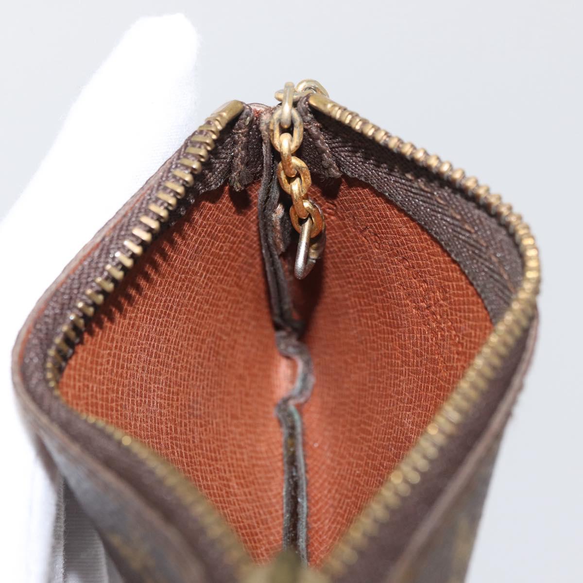 LOUIS VUITTON Monogram Pochette Cles Coin Purse M62650 LV Auth ki6620