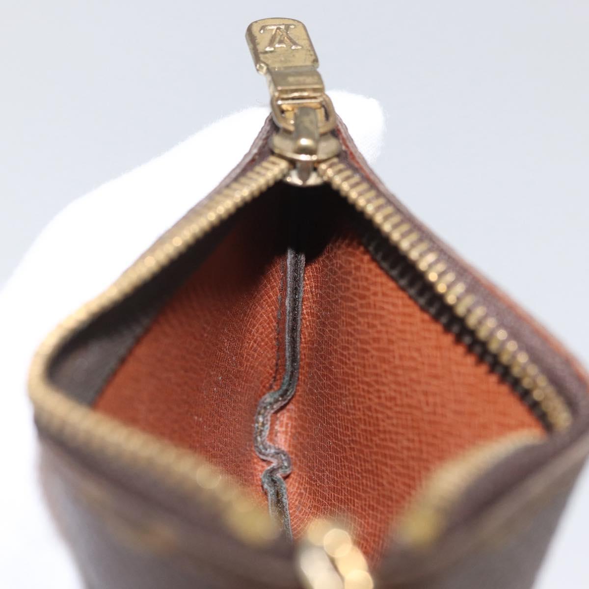 LOUIS VUITTON Monogram Pochette Cles Coin Purse M62650 LV Auth ki6620