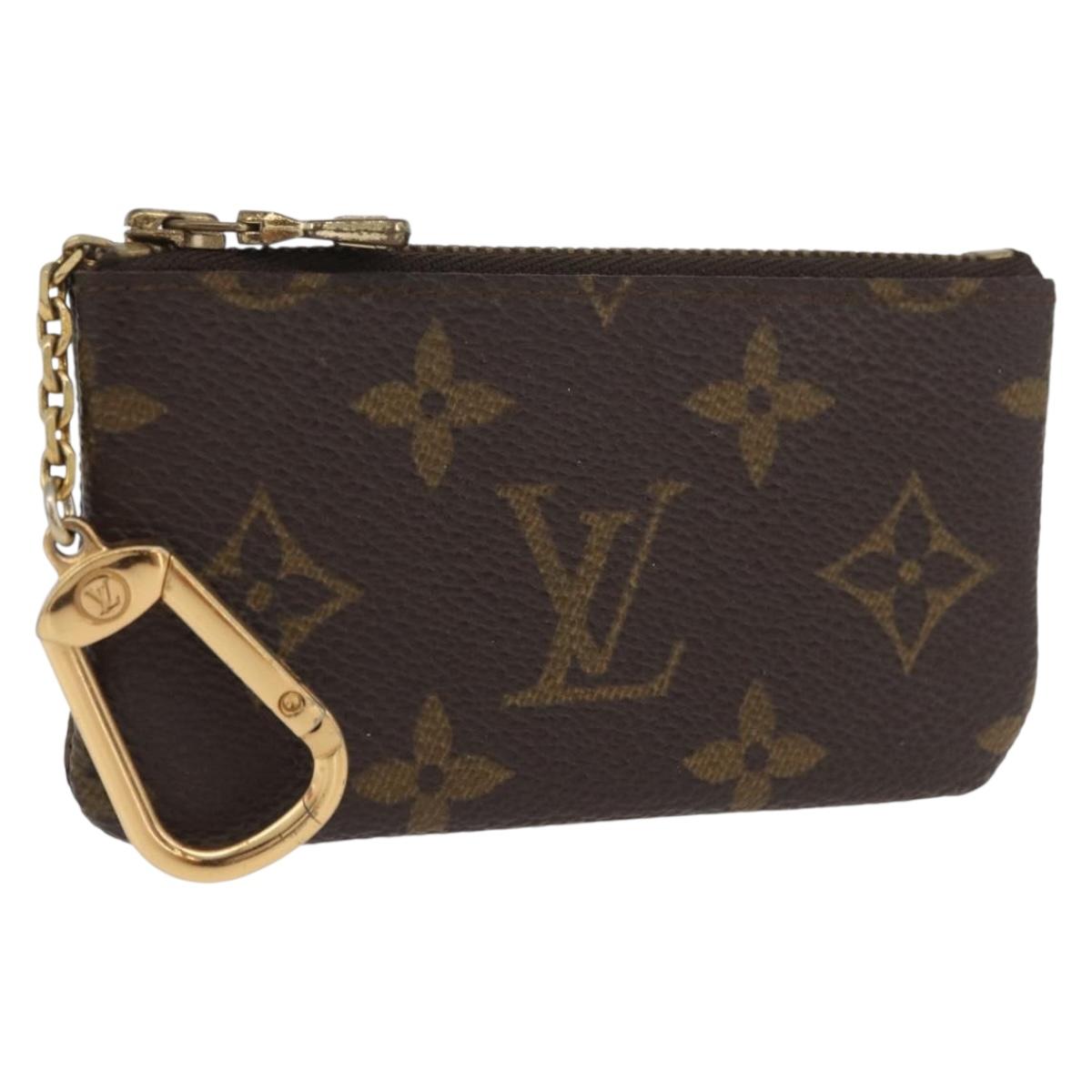 LOUIS VUITTON Monogram Pochette Cles Coin Purse M62650 LV Auth ki6620