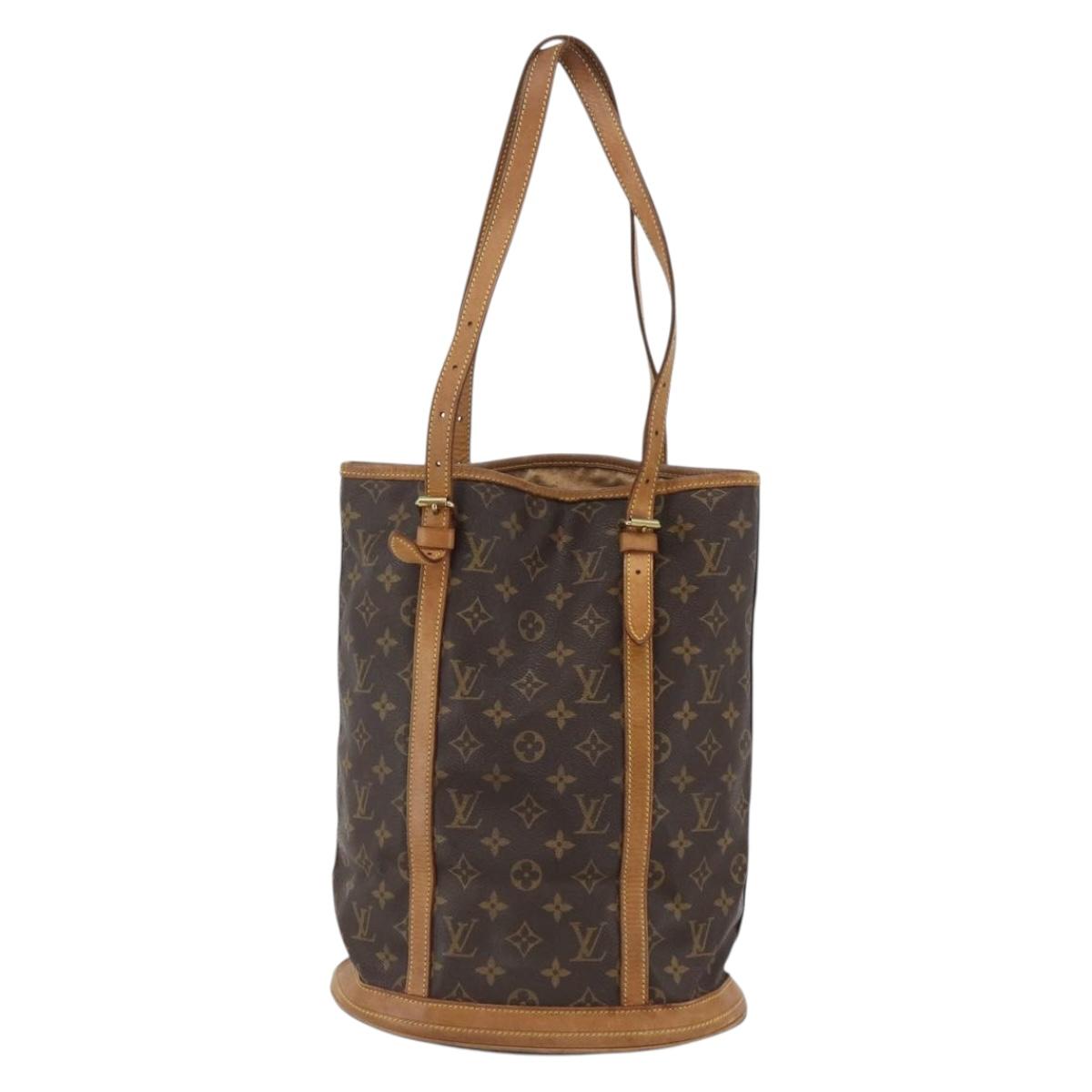 LOUIS VUITTON Monogram Bucket GM Shoulder Bag M42236 LV Auth ki6621
