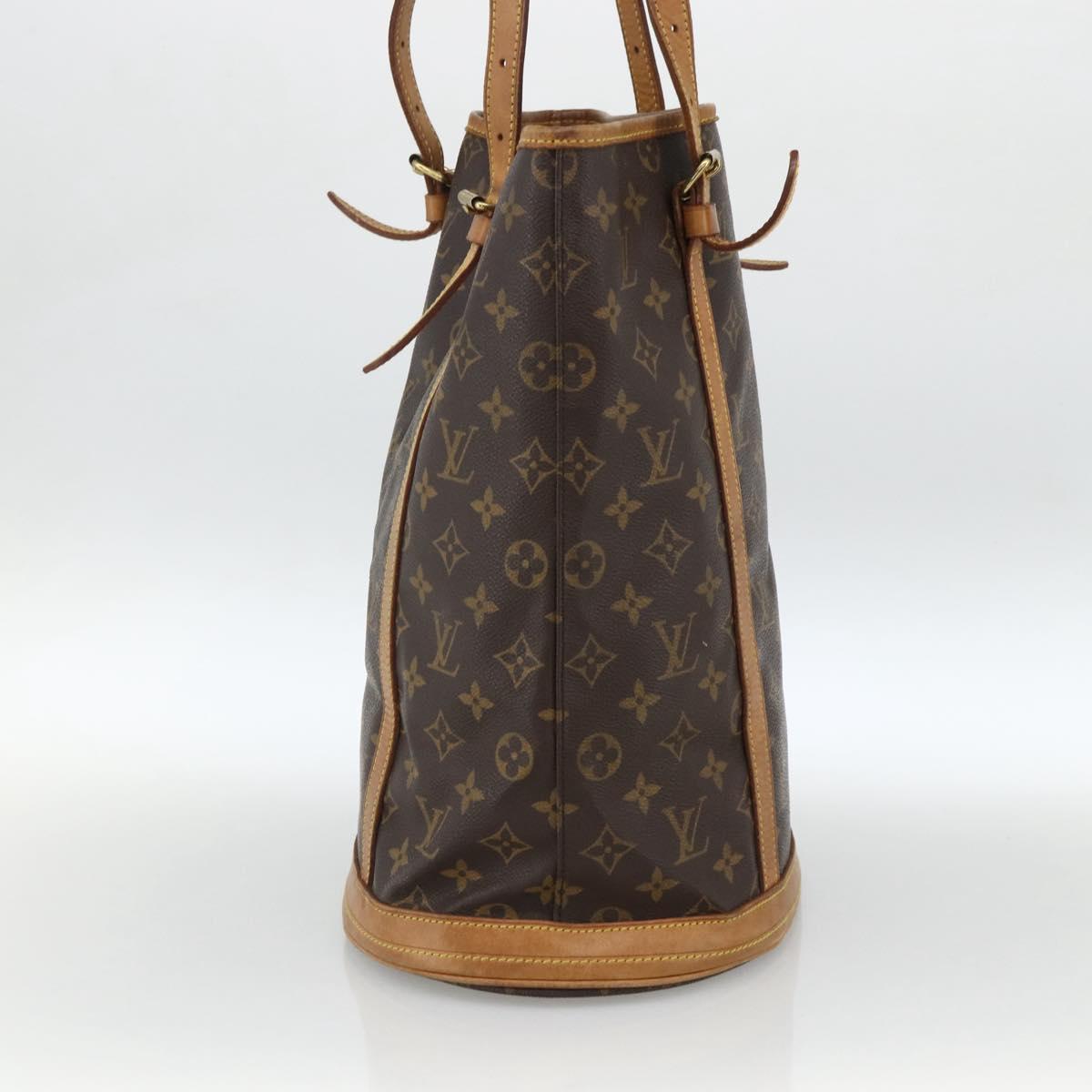 LOUIS VUITTON Monogram Bucket GM Shoulder Bag M42236 LV Auth ki6621