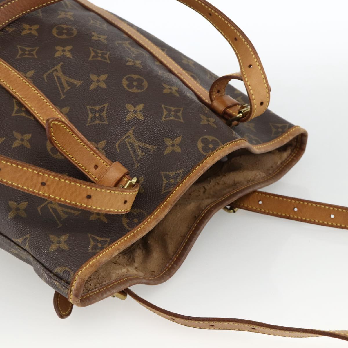 LOUIS VUITTON Monogram Bucket GM Shoulder Bag M42236 LV Auth ki6621