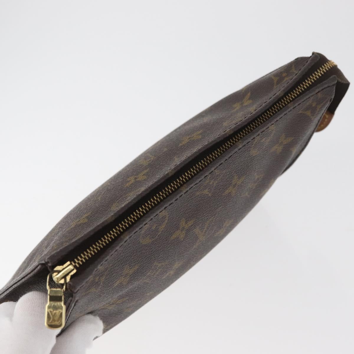 LOUIS VUITTON Monogram Poche Toilette 19 Pouch M47544 LV Auth ki6623