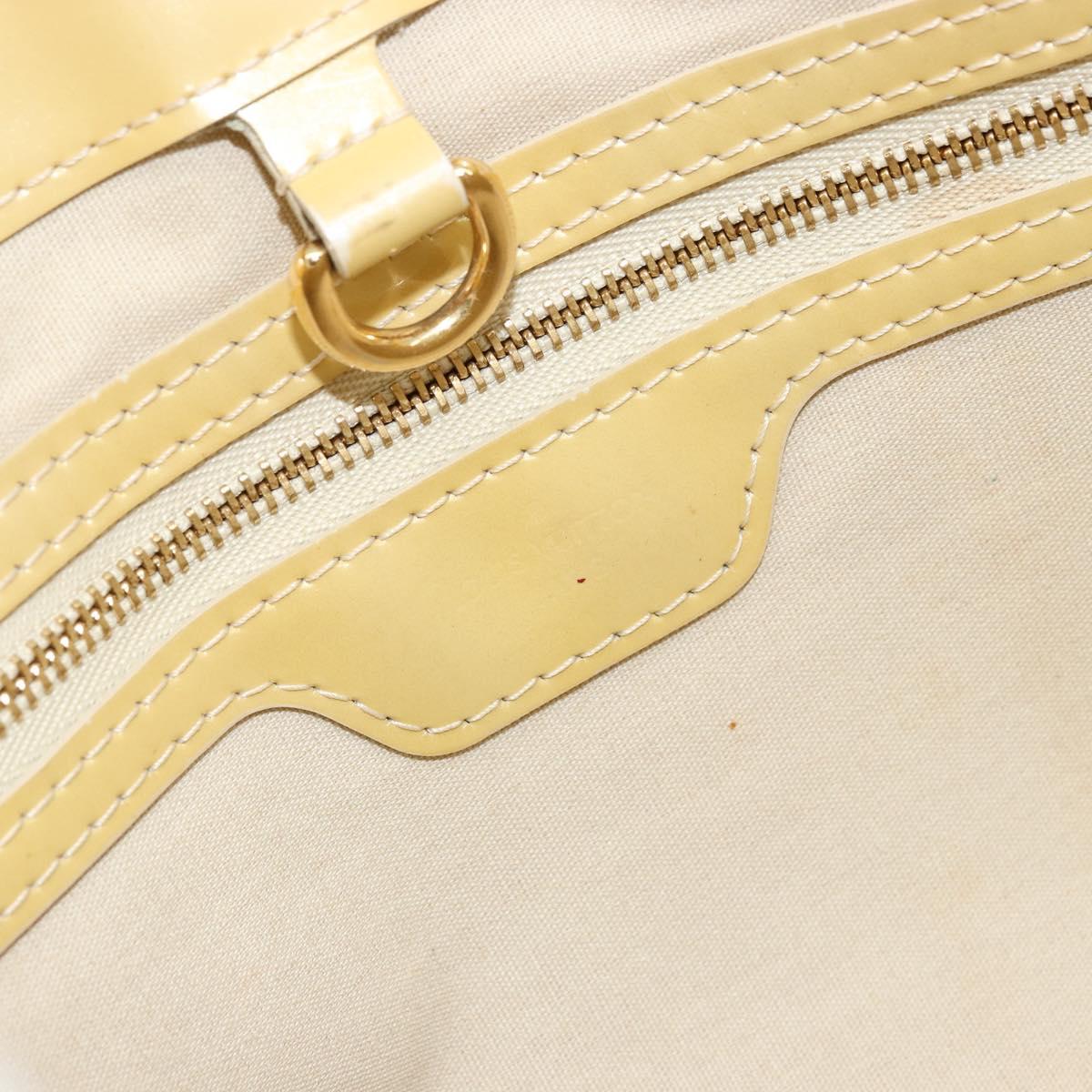 LOUIS VUITTON Monogram Vernis Reade PM Hand Bag Perle M91336 LV Auth ki6635