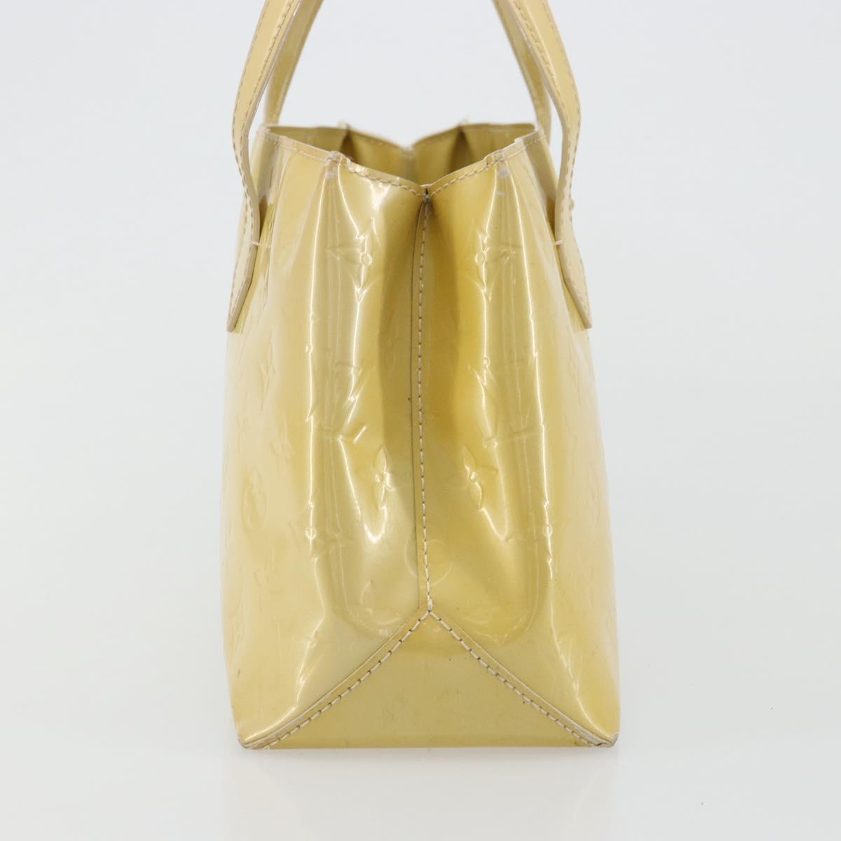 LOUIS VUITTON Monogram Vernis Reade PM Hand Bag Perle M91336 LV Auth ki6635