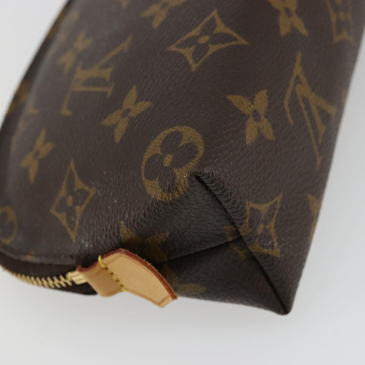 LOUIS VUITTON Monogram Pochette Cosmetic PM Pouch M43998 LV Auth ki6636
