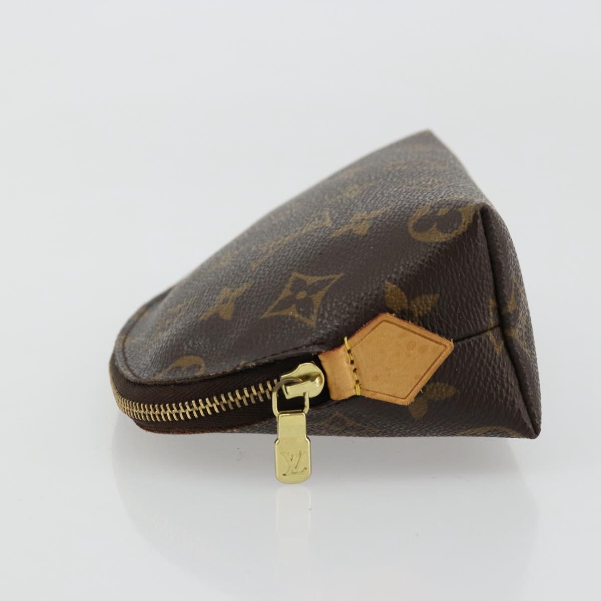LOUIS VUITTON Monogram Pochette Cosmetic PM Pouch M43998 LV Auth ki6636