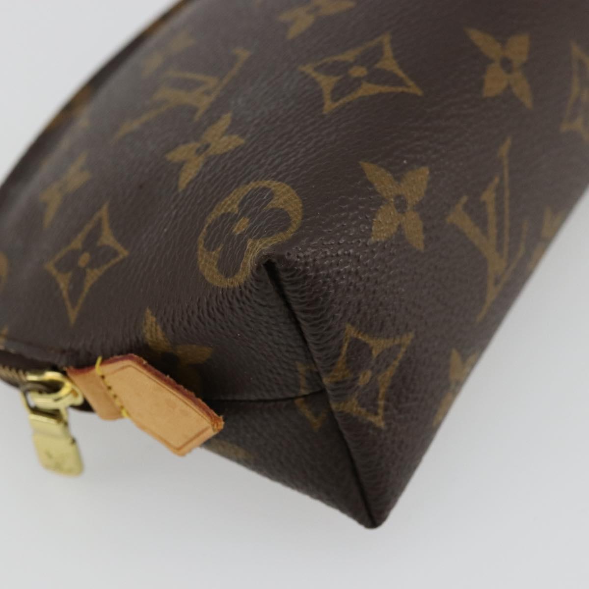 LOUIS VUITTON Monogram Pochette Cosmetic PM Pouch M43998 LV Auth ki6636