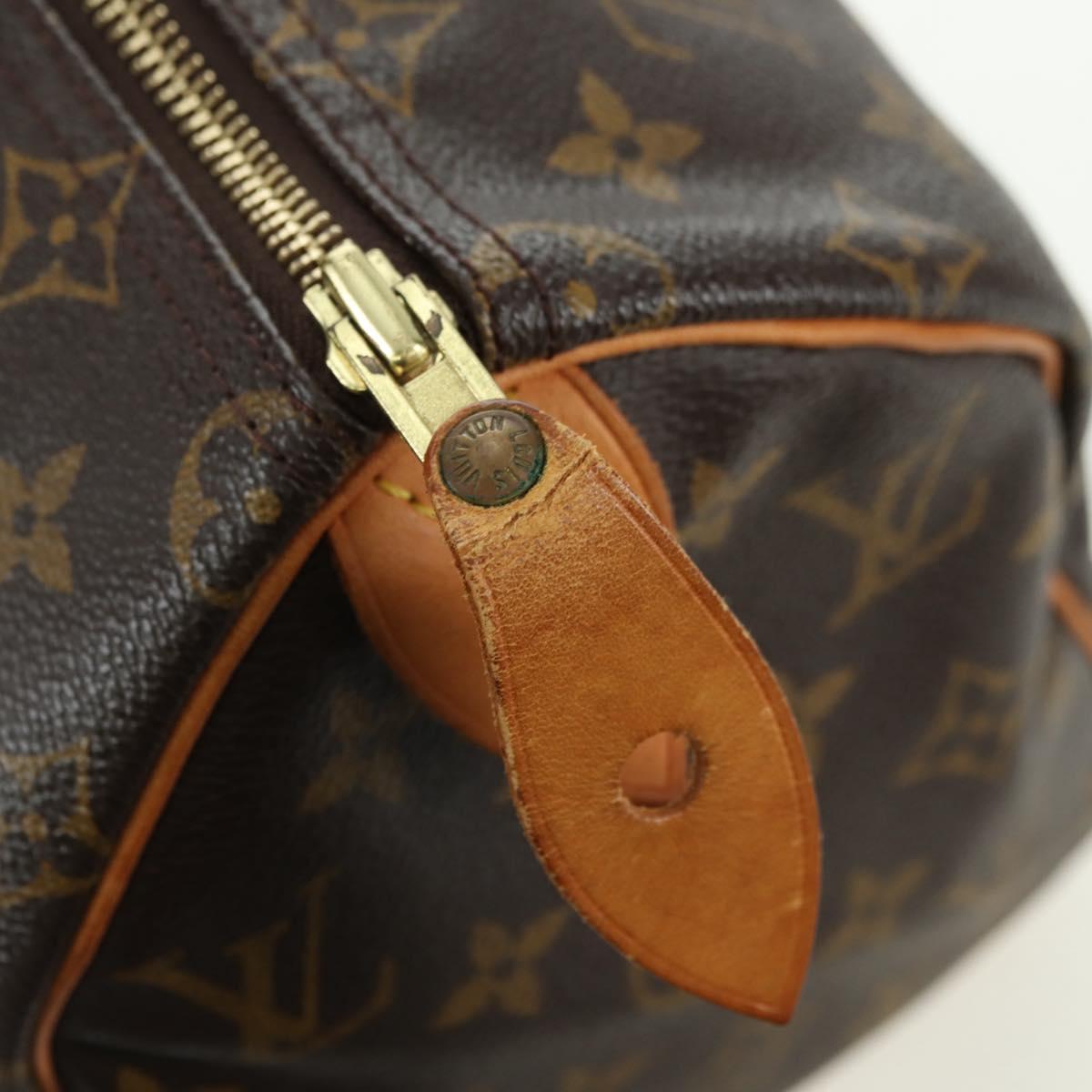 LOUIS VUITTON Monogram Speedy 25 Hand Bag M41528 LV Auth ki6648V