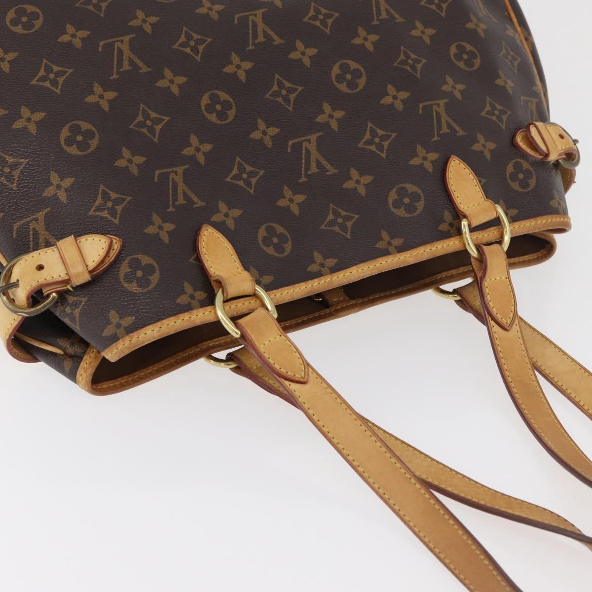 LOUIS VUITTON Monogram Batignolles Horizontal Tote Bag M51154 LV Auth ki6649
