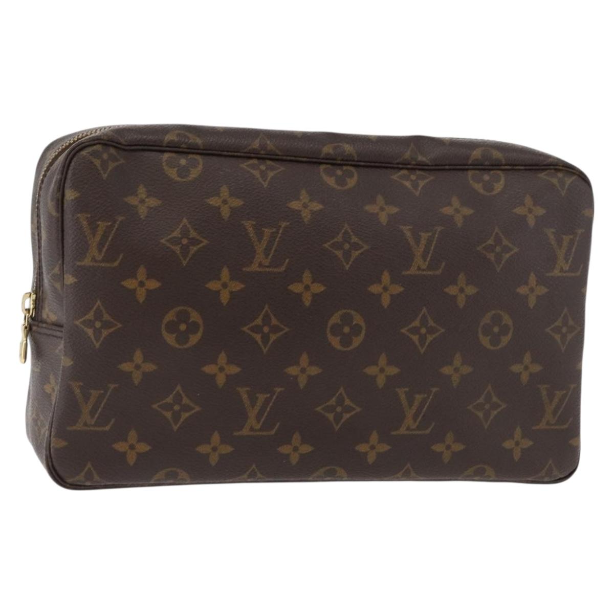 LOUIS VUITTON Monogram Trousse Toilette 28 Clutch Bag M47522 LV Auth ki6655V