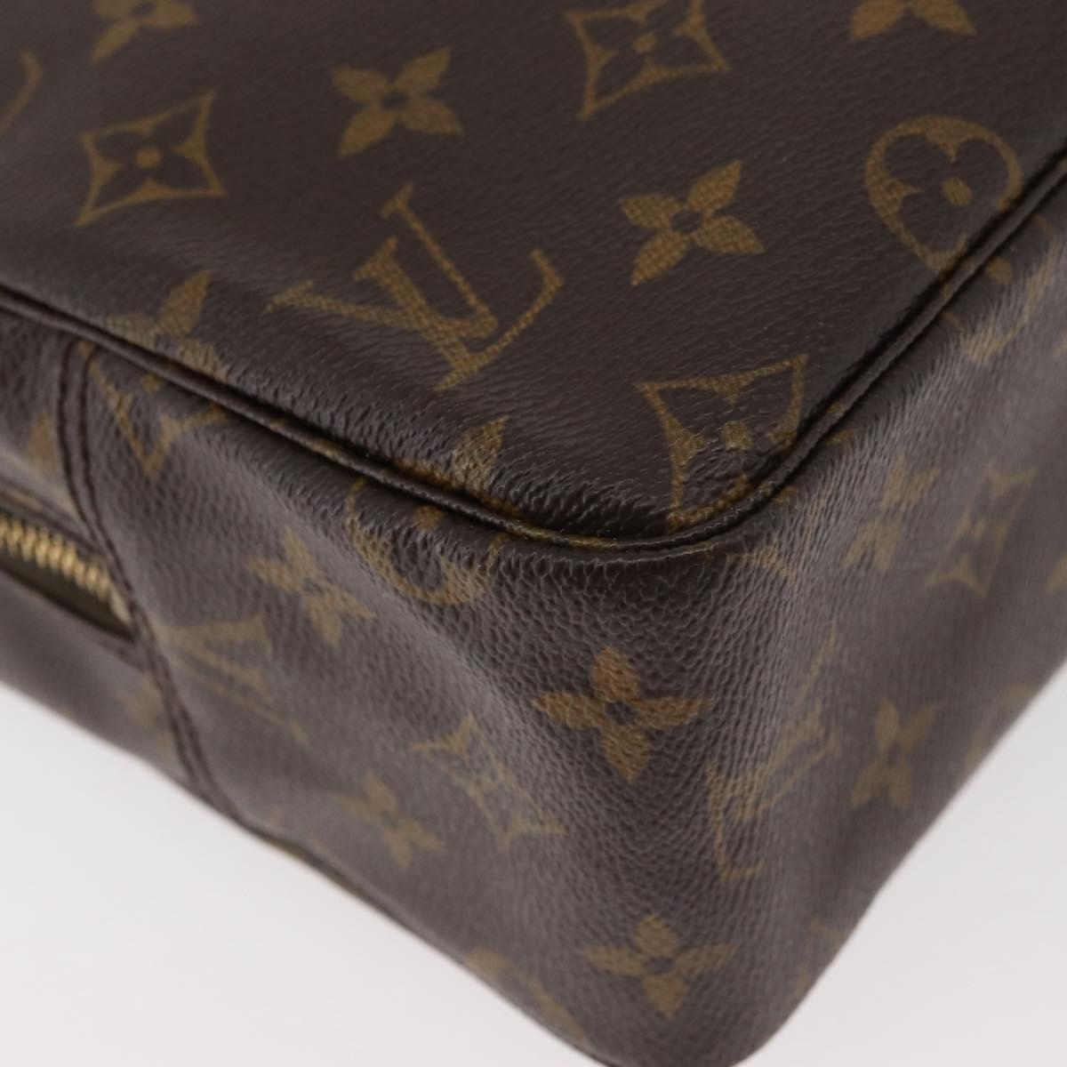 LOUIS VUITTON Monogram Trousse Toilette 28 Clutch Bag M47522 LV Auth ki6655V