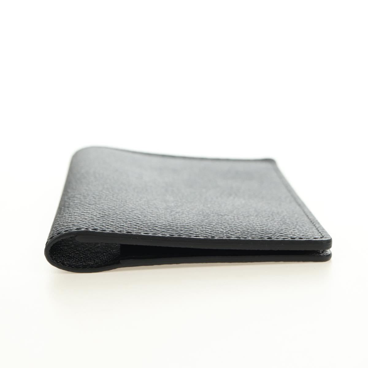 LOUIS VUITTON Damier Graphite Couverture Passport Case N64411 LV Auth ki6663M