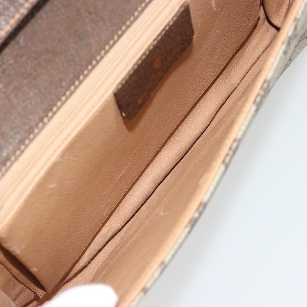 GUCCI GG Supreme Shoulder Bag PVC Beige Gold 904 02 050 Auth ki6668